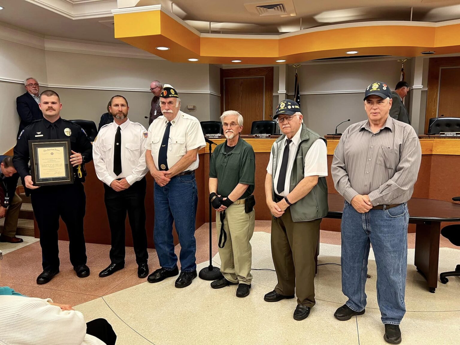 Image featuring a group of Oxford Police officers.